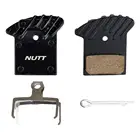 NUTT Дисковая тормозная колодка MTB велосипедный гидравлический суппорт теплоотвод полуметаллическая резина с охлаждением для горного велосипеда
