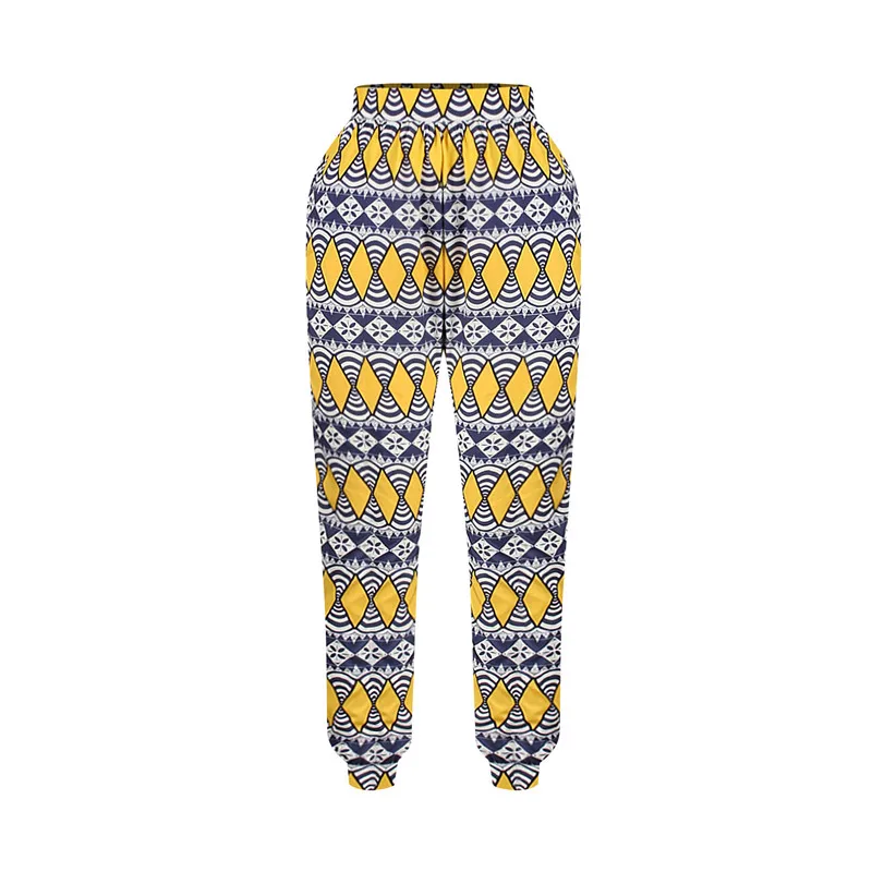 

African Dashiki Print Joggers Pants Women 2021 Fashion High Waist Hippie Pants Trousers Women Casual Party African Dresses Women