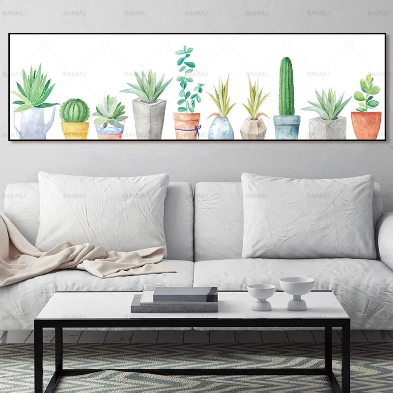 

Picture art print plant on canvas and posters picture wall Painting decoration for living room no frame canvas painting wall