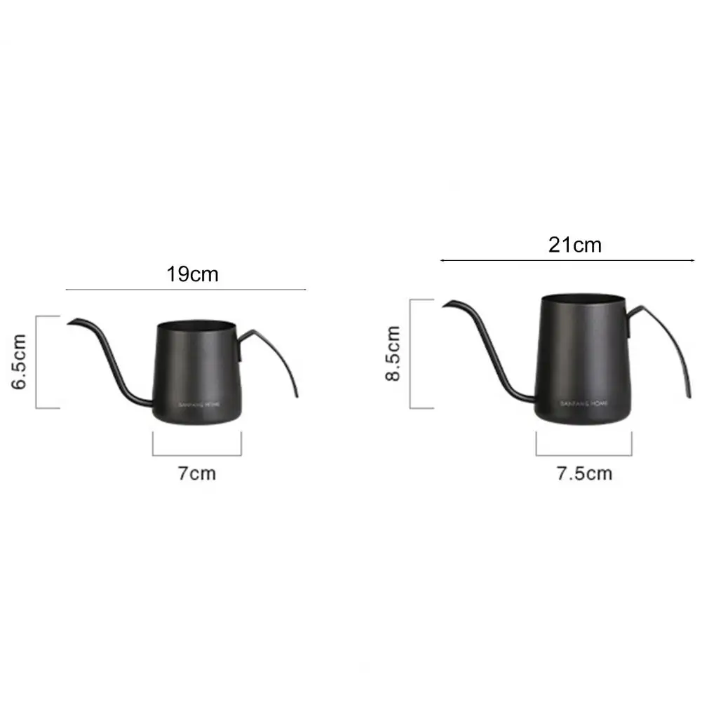 

Coffee Kettle Eco-friendly Rust-proof Stainless Steel Drip Spout Coffee Pot Fine Workmanship Simple Operation Gooseneck Nozzle