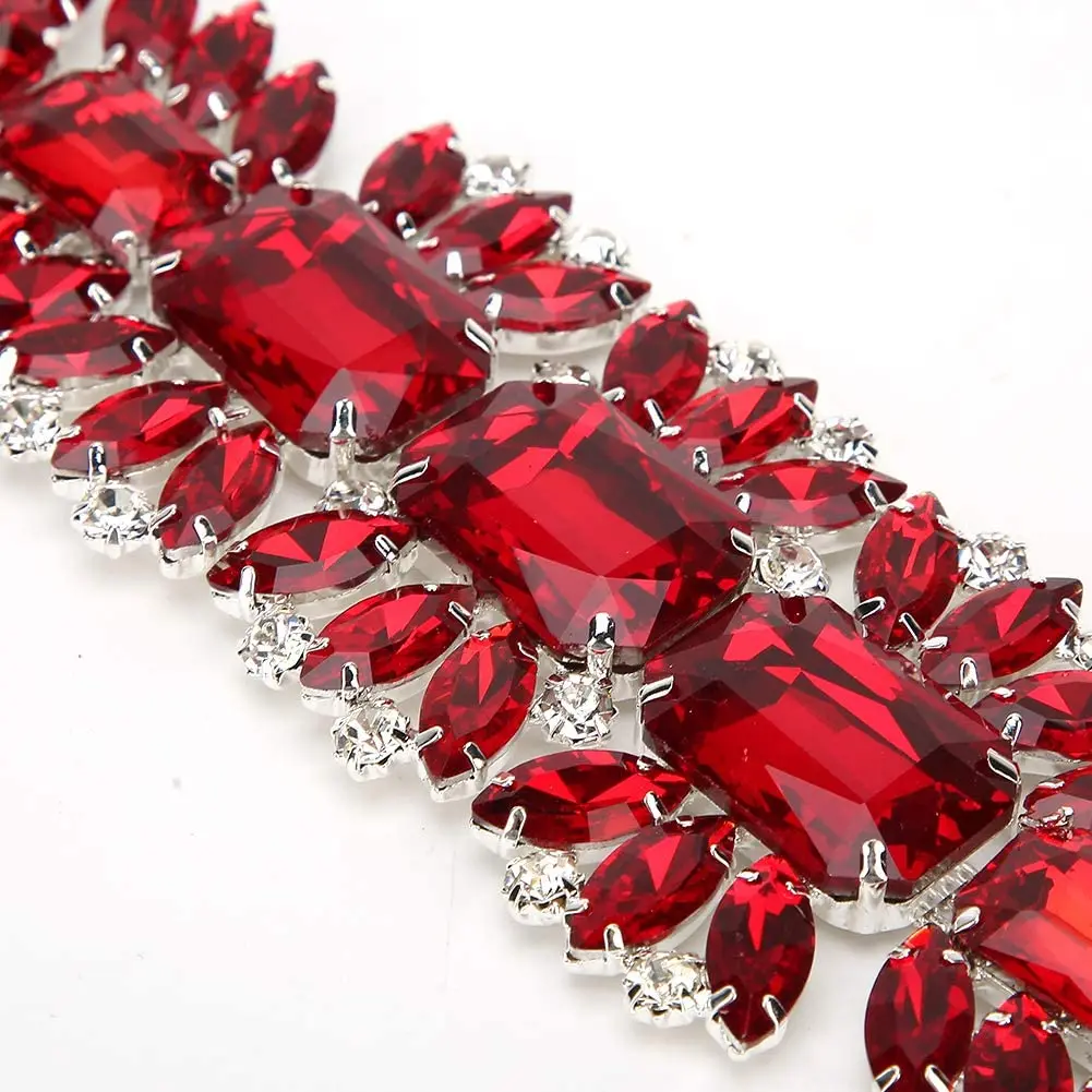 Стеклянные кристаллы стразы аппликация 20 х5 см алмазные Длинные патчи Ab