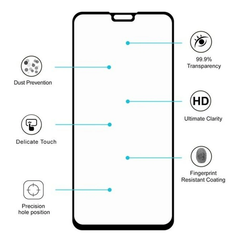 Полное покрытие для huawei y9 prime 2019 y9s 2018 закаленное стекло защитная пленка экрана