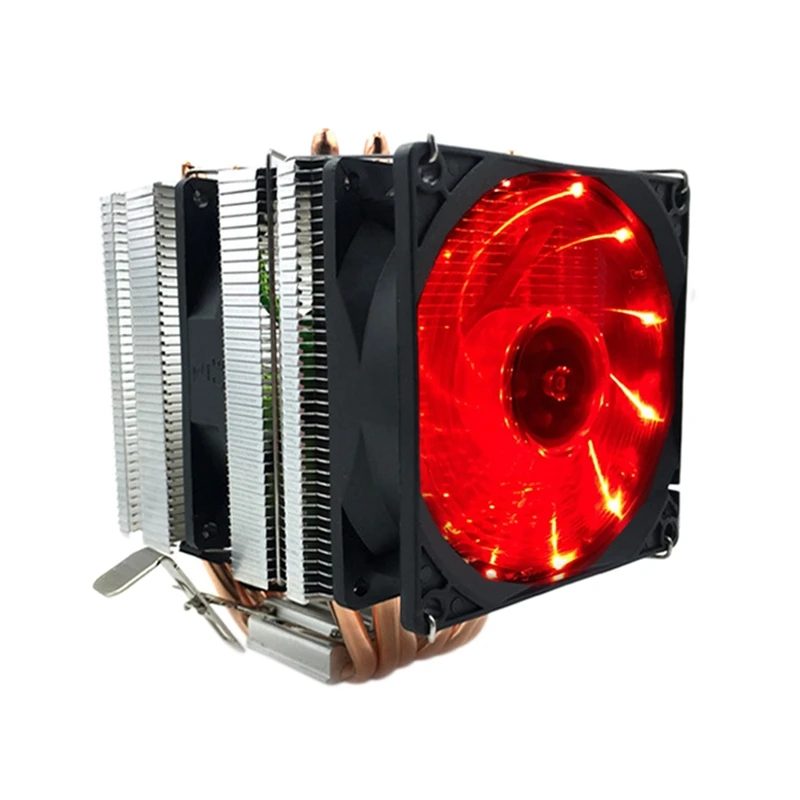 Процессор охлаждающий вентилятор охлаждения для AMD 1155 1366 общего 6 тепловой трубы