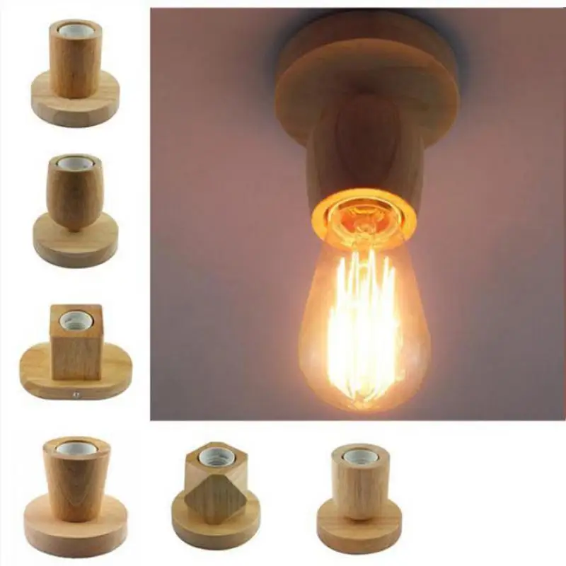 Светодиодные современные потолочные светильники для детской комнаты деревянные