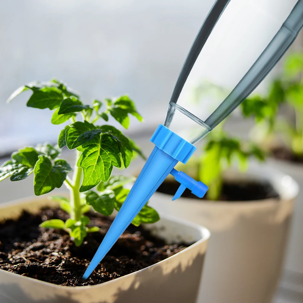 Automatic Plant Water device Seepage Organ Drop Dawdler Valve Adjust Self Watering drip Irrigation | Дом и сад