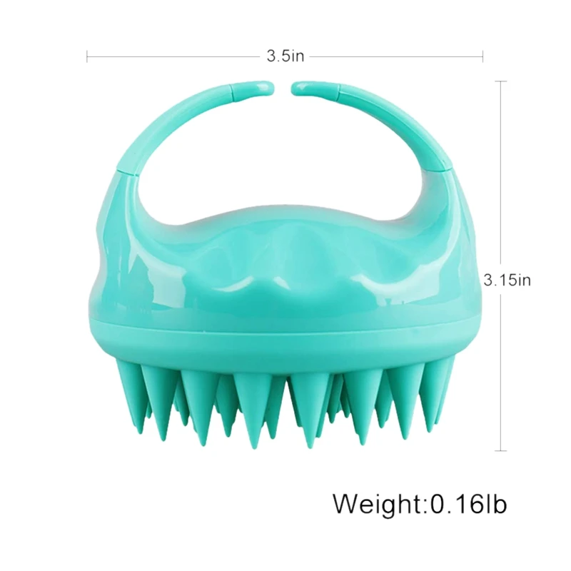 

Hair Scalp Massager Handheld Scalp Massaging Soft Silicone Shampoo Brush Hair Comb for Scalp Care Hair Cleaning and Massager
