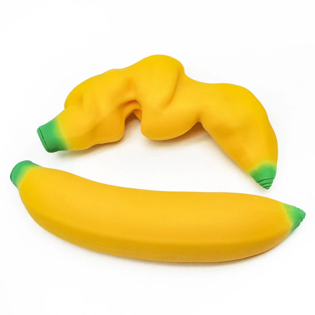 Carrot Banana Stress Ball Toy Squeezable Soft Fruit Shape Sensory Kneading Adult Decompression Fidgeting Rebound Squeeze Toys | Игрушки и