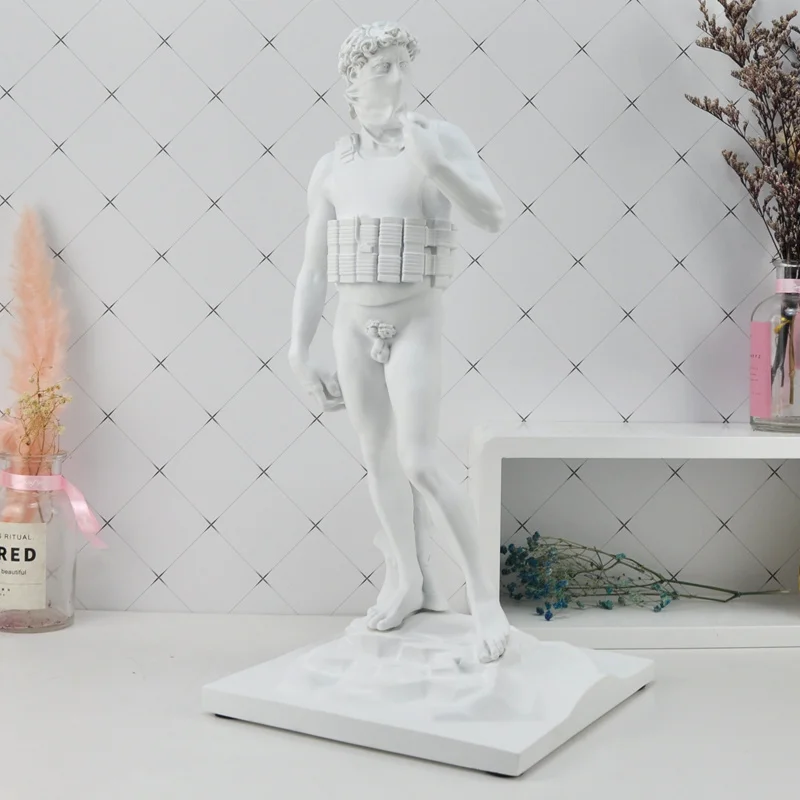 

Banksy Suicide David Statue Decoration Character Sculpture Street Abstract Art Home Decoration Resin Love Europe