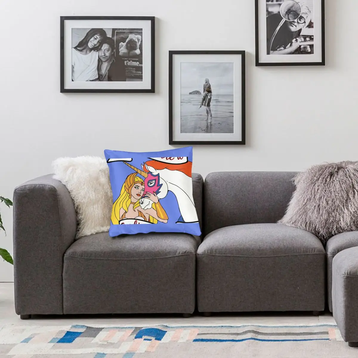 

She Ra Unicorn Lover 80s Party Square Pillow Case Polyester Decorative Pillow Custom Pillowcase