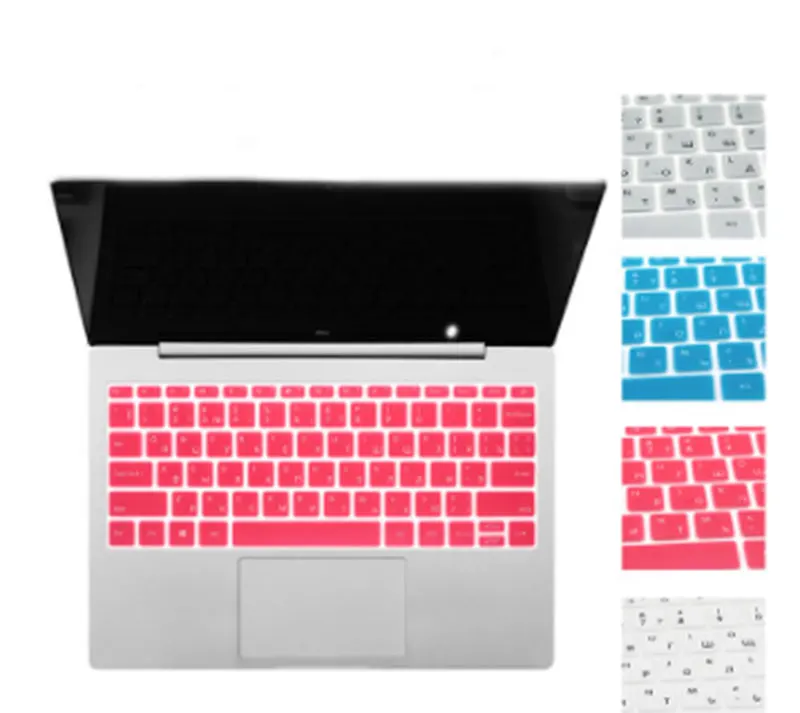Испанская/Русская силиконовая крышка клавиатуры для Xiaomi notebook Air 12,5 13,3 Pro 15,6 дюймов защитная пленка