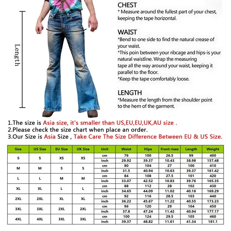 

2021 Mens Big Flared Jeans BootCut Leg Trousers Loose Male Designer Classic Denim Jeans Bell Bottom Jeans for Men Hosen Herren