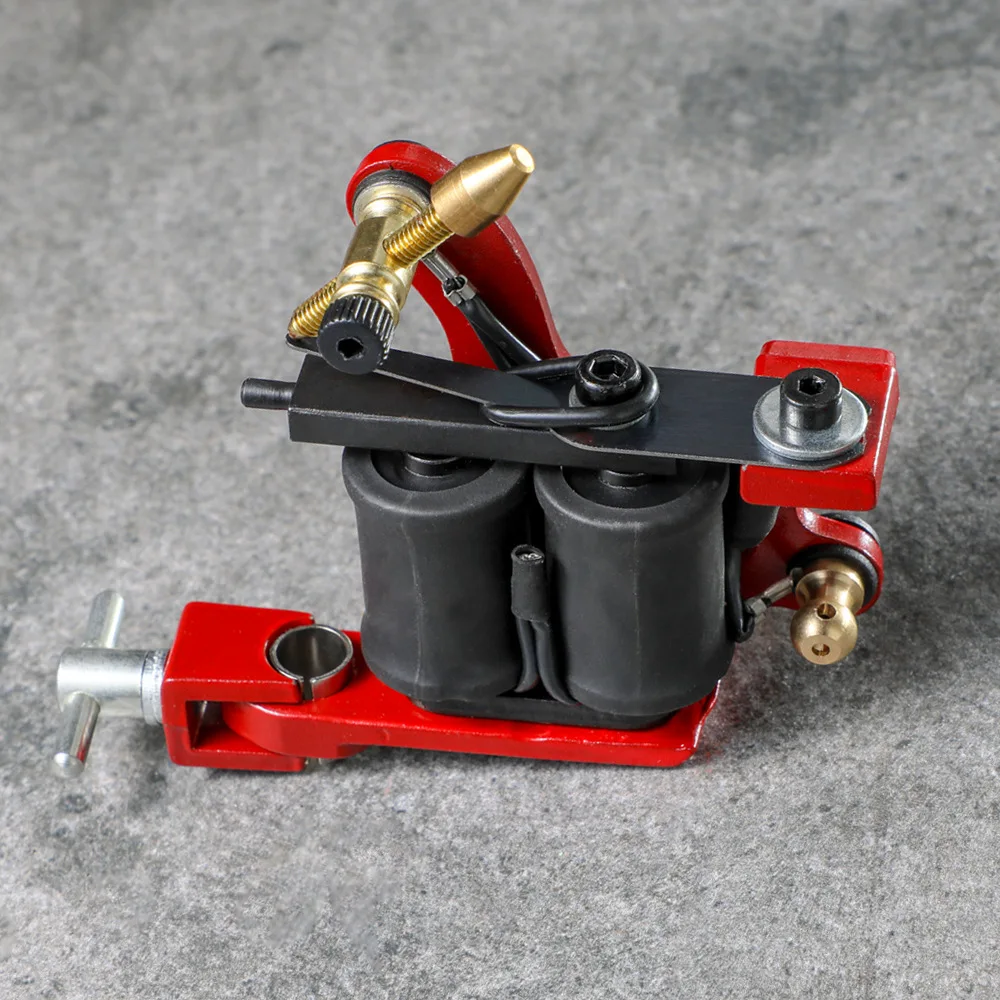 

Complete Professional Tattoo Machine Kit Sets 6 coil Machines liner shader tattoo machine kits Power Supply Needles Grip Tip