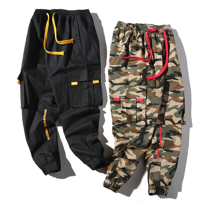 Брюки карго мужские с карманами Брендовые повседневные штаны армейские султанки