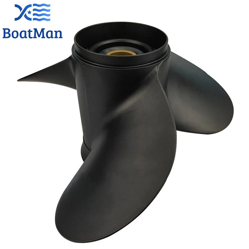 Фото BoatMan ®   Алюминиевый пропеллер 13 3/4X13 для подвесного мотора Evinrude &Johnson 40-140 л.с. 13, аксессуары для лодок из тика, 70 л.с., 75 л.с., 85 л.с., 88 л.с. №3
