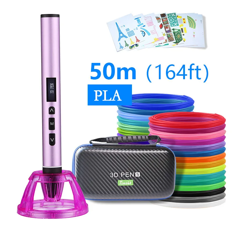 Myriwell 3d pen 3d ручка 3 д ручка 3d для рисования LED дисплей АБС/PLA нить 1.75 мм pla/abs пластик нить 3d печать ручка 3д ручку 3 д триде ручка 3d ручка Сделай сам подарок