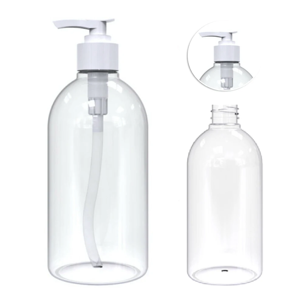 Кухонные пустые бутылки салон 3 шт набор 500 мл прозрачный ПЭТ многоразового