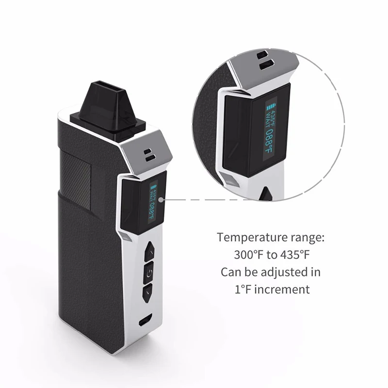 Керамический испаритель для диких сухих трав камера с контролем температуры