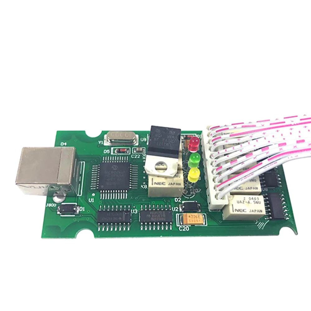 Автомобильный диагностический инструмент OBD2 OBD OPCOM V1.70 V1.78 V1.59 с PIC18F458 для Opel OP COM V1.7