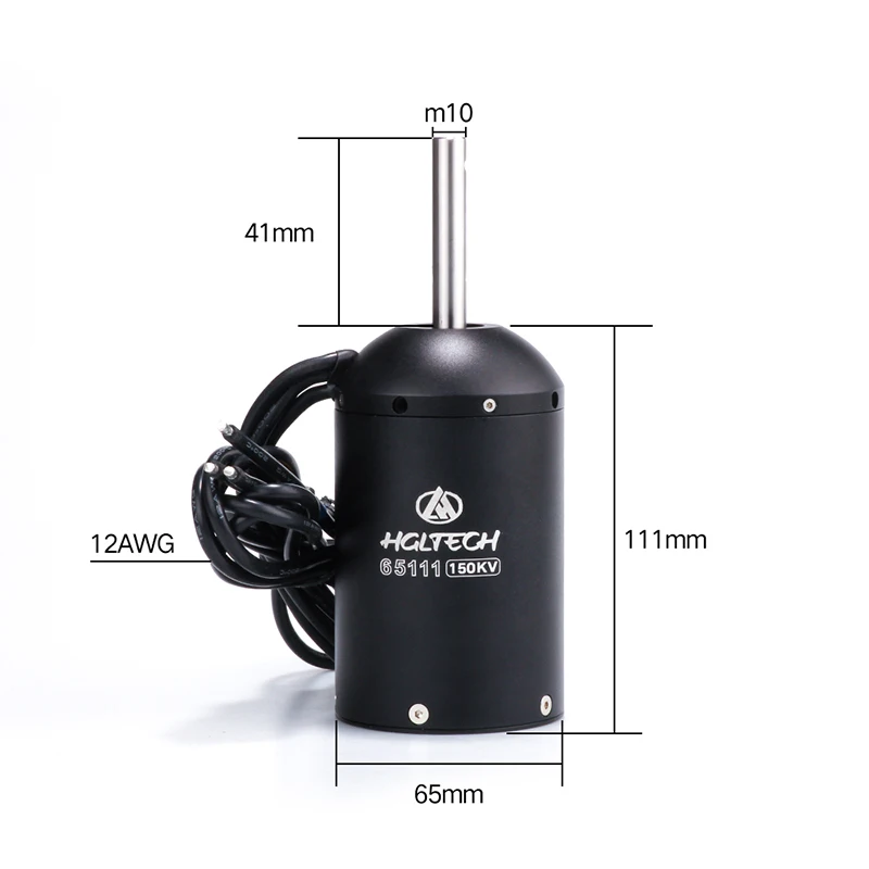 

Электромотор лодочный Бессенсорный бесщеточный водонепроницаемый для подводного робота/Speedboat/ Efoil/Esurf/E-bodyboard | 65111