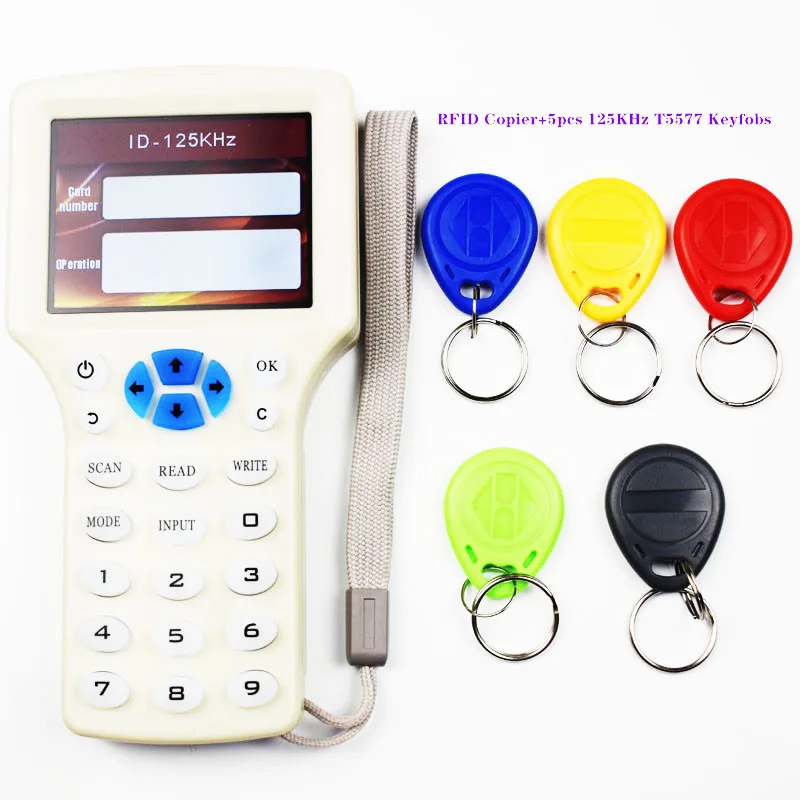 Обновленная версия 300CD 10 Частот RFID считыватель писатель копиры Дубликатор IC/ID с USB