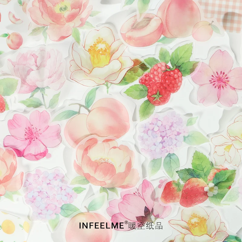 Infeel. Мне цветы и плодовые memo pad бумага diy для записок 30 шт./упак. блокнот в упаковке
