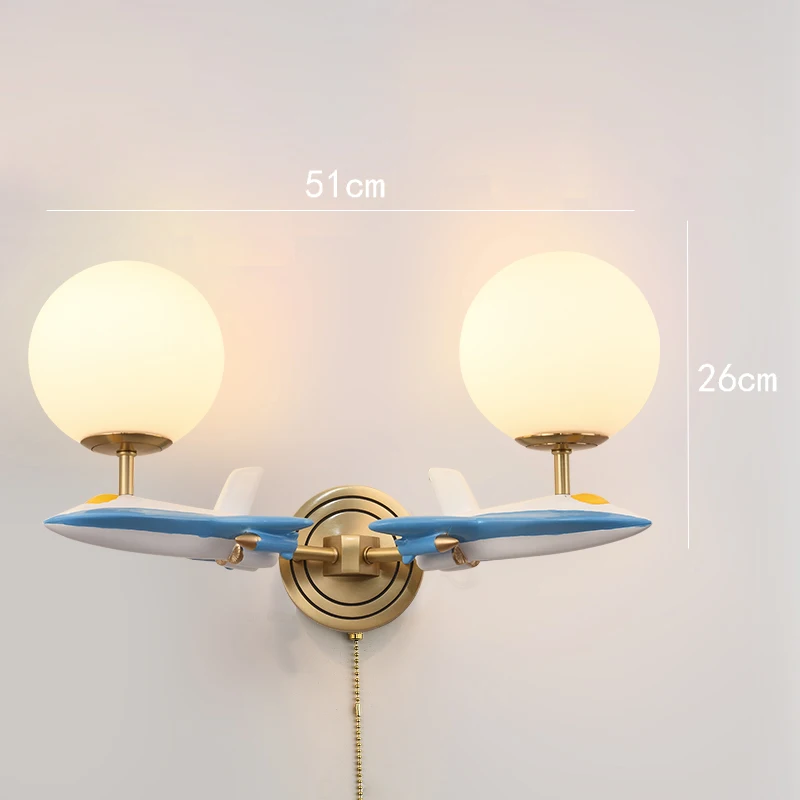 Настенный светильник для детской комнаты зеркальные светодиодные лампы декора