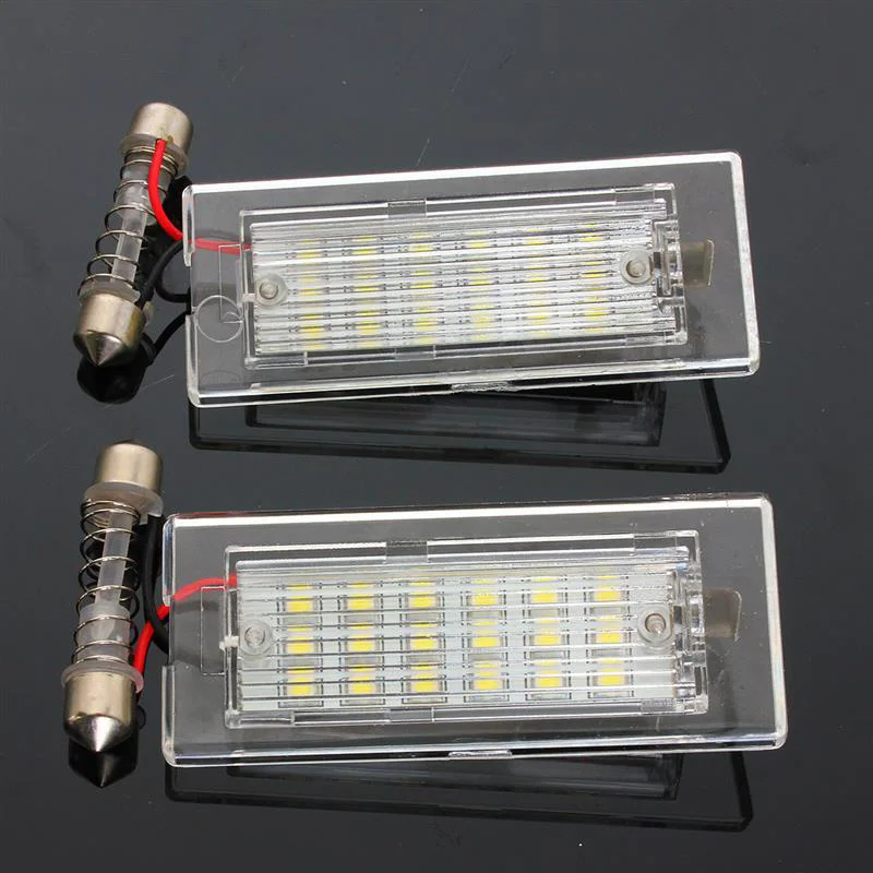 2 шт. автомобиль Подсветка регистрационного номера 12V 18 светодиодный номерной