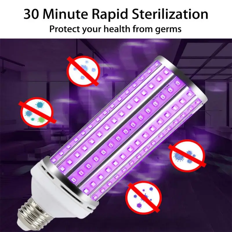 2020 Newest 60W UV germicidal light Led Light Bulb E27 lamp Remote Control timing Killing Virus Mite Bacteria | Лампы и освещение