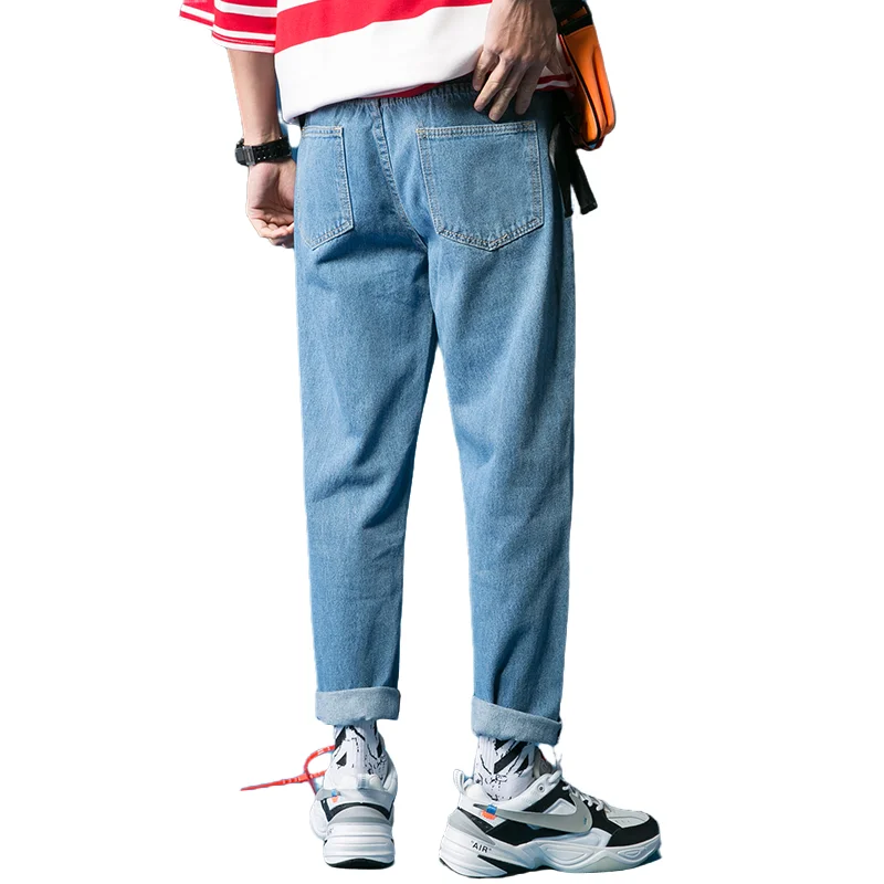 Джинсы мужские 2019 бриджи брюки-карго высококачественные брюки из денима с