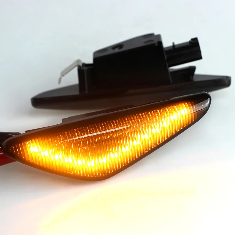 1Set Smoke No Error LED Side Marker Signal Light For BMW X5 E70 X6 E71 E72 X3 F25 Sequential Blinker Lamp