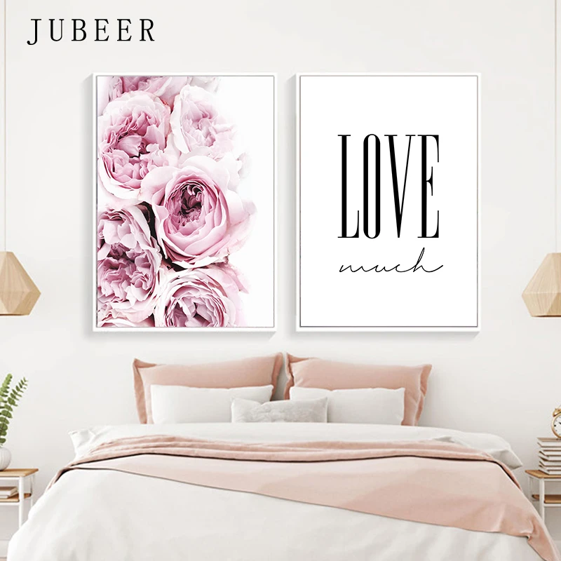 

Nordic Style Posters and Prints Flowers Wall Pictures for Living Room Feather Decorative Picture Canvas Prints Home Decor