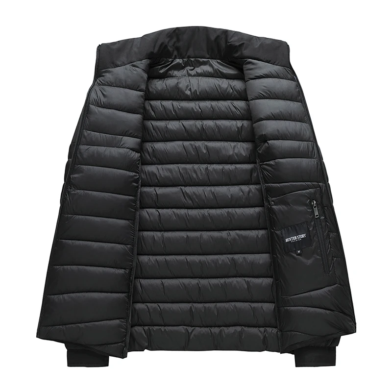 Autumn Winter Stand Collar Thick Warm Parkas Men Casual Fashion Patchwork Men's Windbreaker Coats 2021 New Jacket Padded Coats