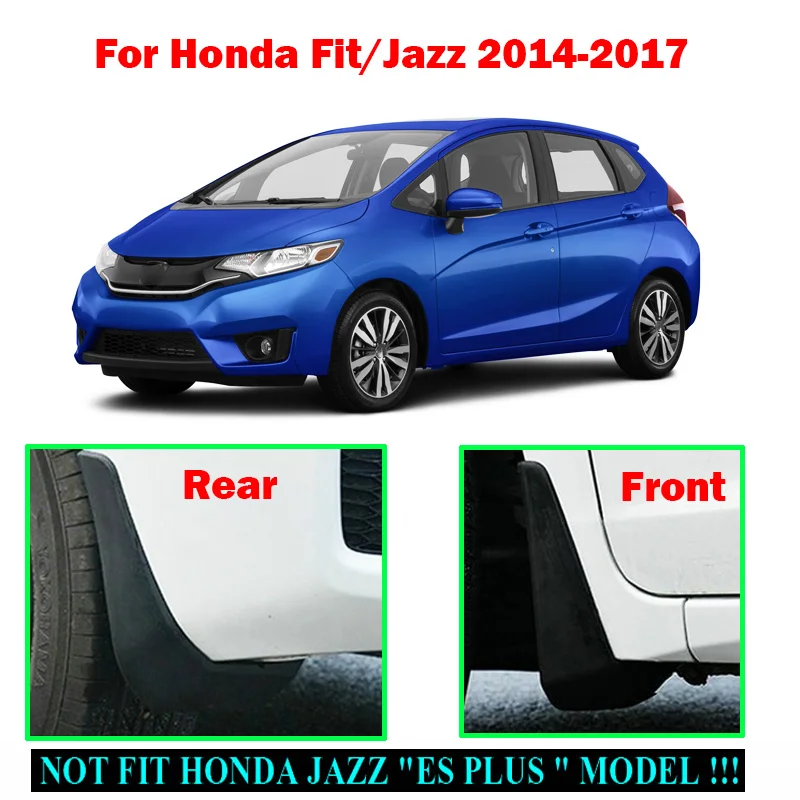 Брызговики передние и задние для Honda Fit Jazz MK3 2014 2016 2017|rear mud flap|mud flapssplash guard |