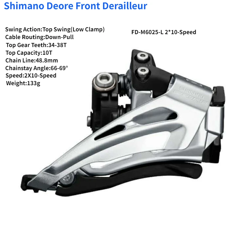 Shimano Deore передний переключатель FD M6000 H L M6025 M618 D M616 M611 M610 M591 M590|Велосипедный