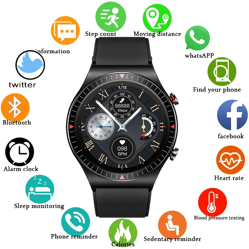 Смарт часы GEJIAN Smar twatch для мужчин музыкальный проигрыватель с 4G памятью Bluetooth