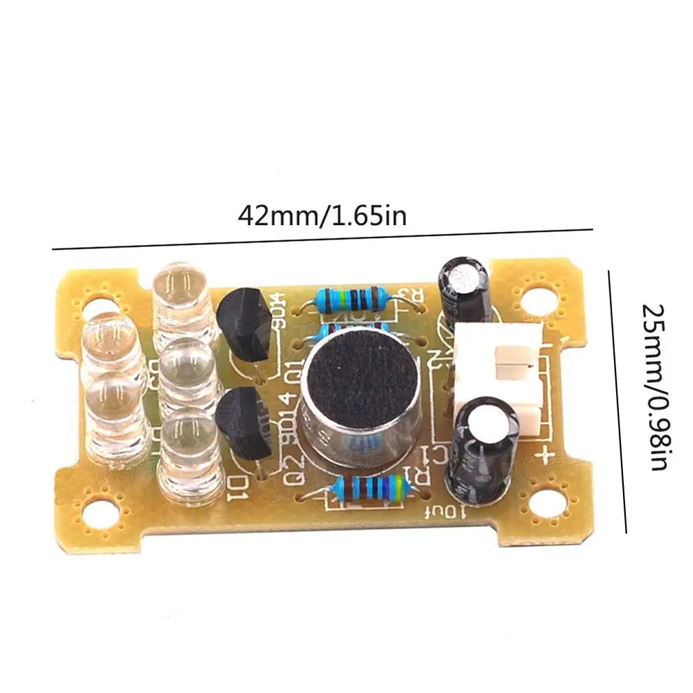 Voice Control 5Mm Green Led Melody Light Electronic Production Kit Diy Fun Parts Module | Компьютеры и офис