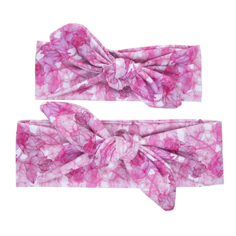 

2pcs Fashion Girls Summer Bohemian Hair Bands Print Headbands Vintage Cross Turban Bandage Bandanas HairBands Hair Accessories