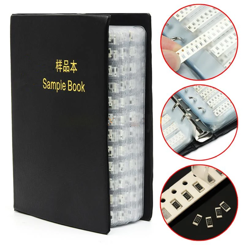 

8750pcs/Lot 1206 SMD Chip Resistor Sample Book Kit 1% 175 Values Resistance Each 50pcs Specifications Resistance 0R-10MR