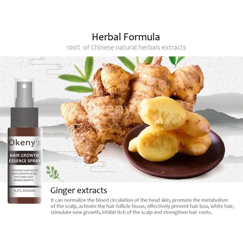 Hair Growth Essence Spray Growth Oil Preventing Baldness Anti Hair Loss Hair Care Nourishing Enhancing Hair Roots