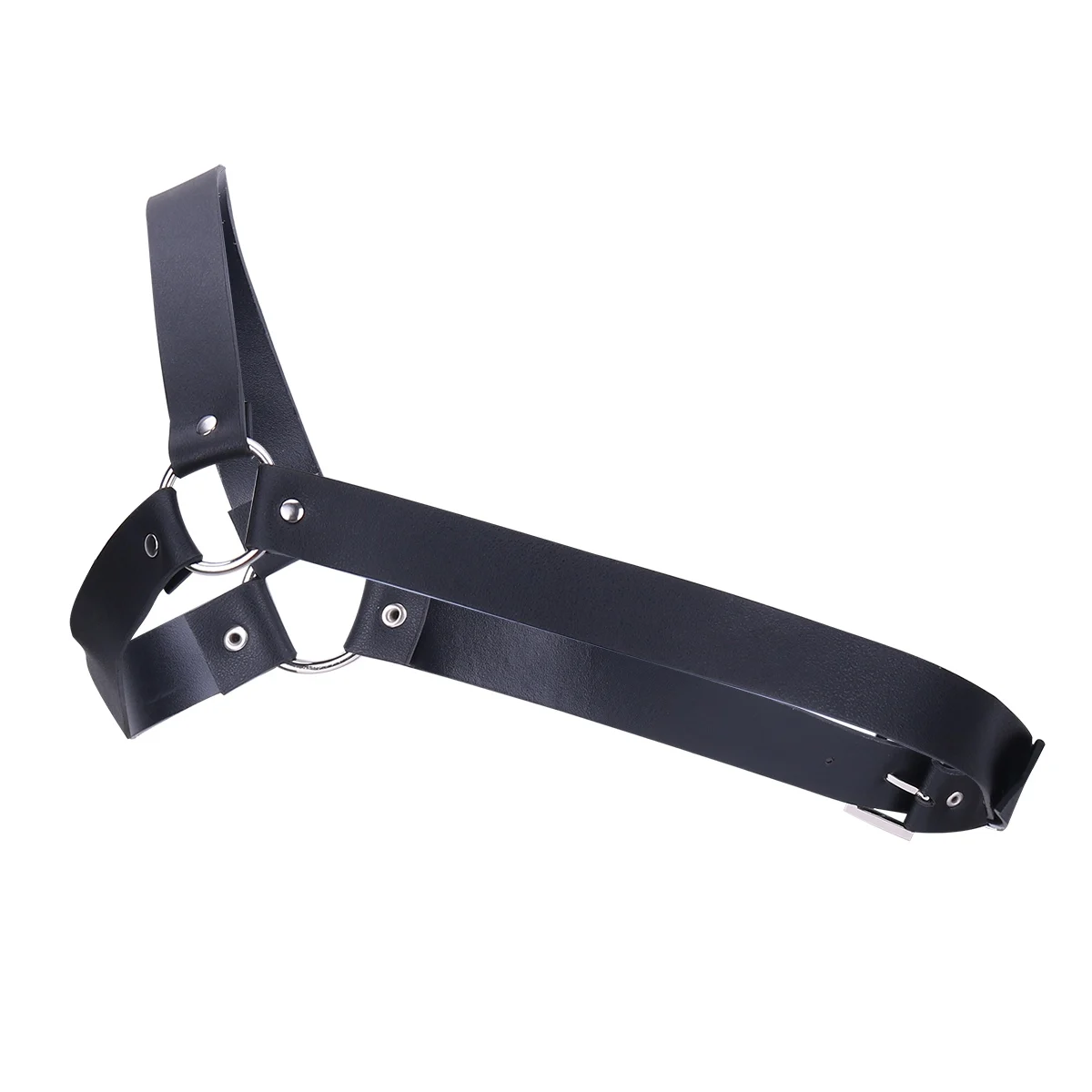 Mens Lingerie Harness PU Leather One Shoulder Adjustable Chest Hot Sexy Costume Belt Male | Тематическая одежда и униформа
