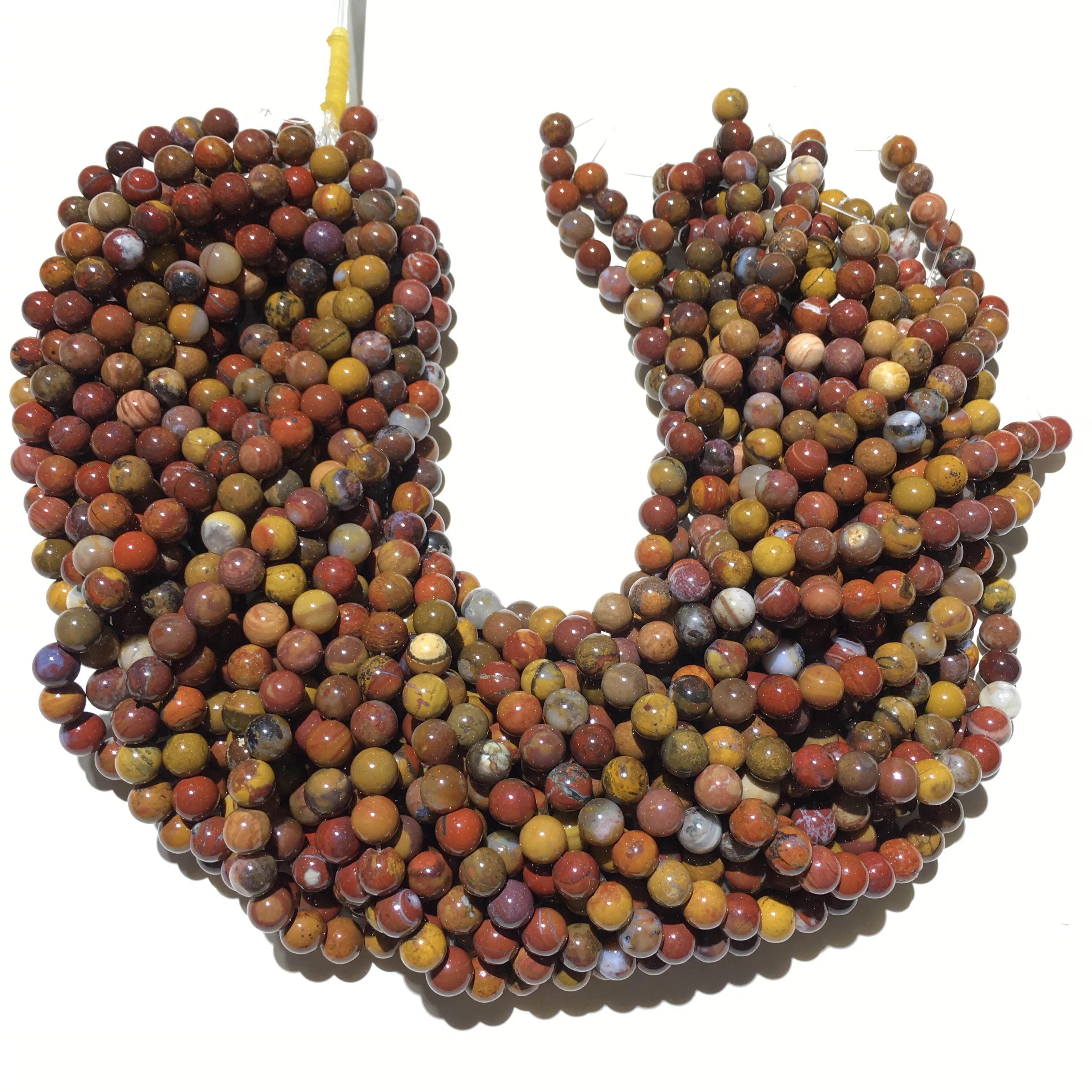 

Red Agate Beads Natural Gemstone Spacer Round Loose Bead For Jewelry Making DIY Bracelet Necklace Accessories 10mm Factory Price