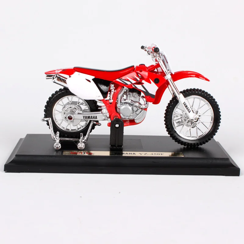 Весы Maisto 1/18 1:18 Yamaha YZ450F для внедорожников мотоциклов литых под давлением моделей