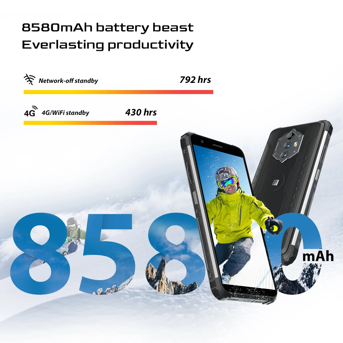 Global Blackview BV6600 Pro Rugged Mobile Phone Android 11 4GB+64GB 8580mAh Global Smartphone Thermal Imaging Camera FLIR®