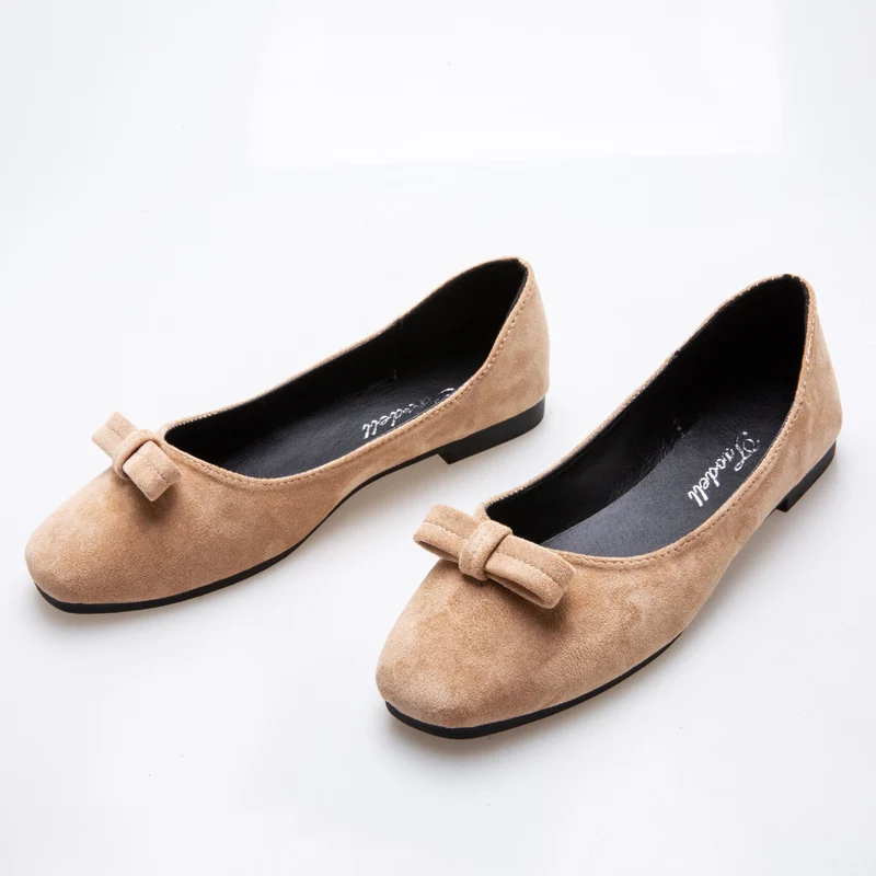 Элегантная простая Стильная однотонная удобная модная женская обувь на плоской