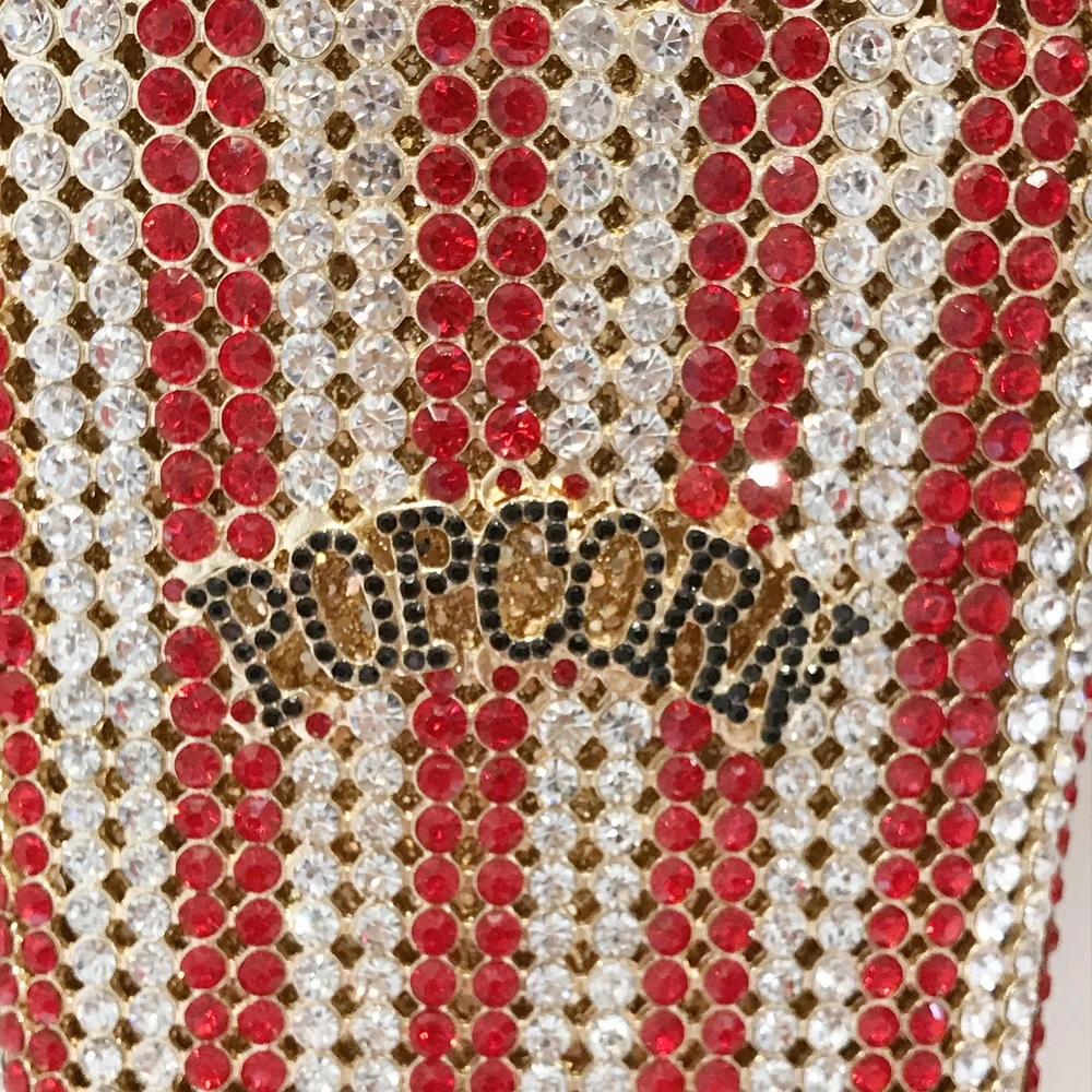 Женская вечерняя сумка из сплава с кристаллами/отверстиями клатч для вечеринок