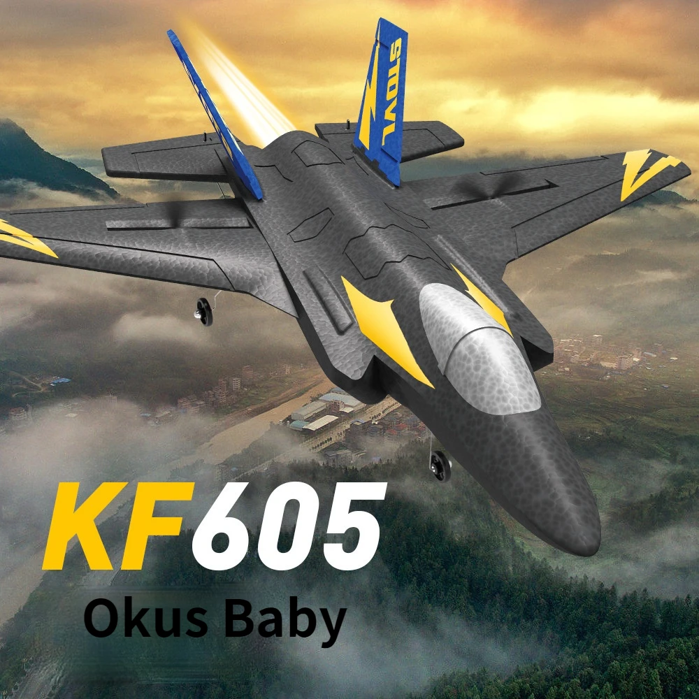 KF605 KFPLANE Fighter 2.4G 4CH 6-Axis Gyroscope Automatic Balance 360 Rollover EPP RC Glider Airplane RTF Electric RC Aircraft enlarge