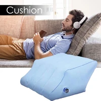 inflatable rhombus leg pillow portable pvc with pump body elevate feet knee to relieve the knee swelling sore footrest pillow