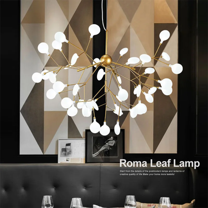2019 нордическая люстра Светлячок постмодерн Led свет творческое искусство