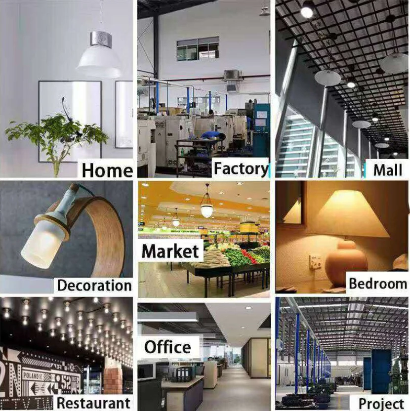 

AC 220V LED Bulb 5/10/15/20W Household Plastic Bulb Energy Saving Bulb Suitable for Bedroom and Living Room Decoration