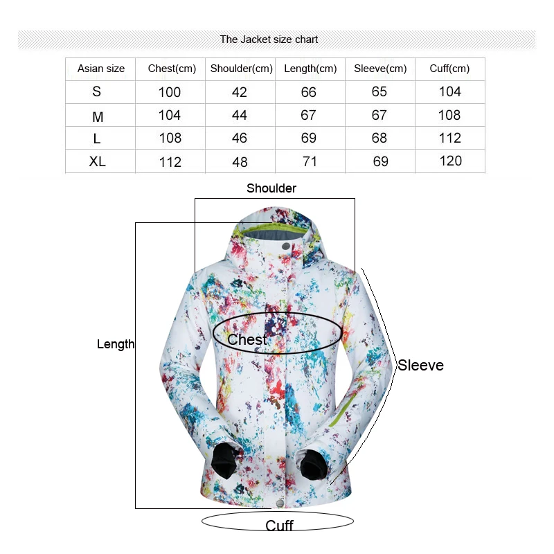 

TRVLWEGO Women Winter Skiing Coat Keep Warm Outdoor Sports Snowboard Clothing Windproof Thicken Thermal Clothes Skating Jackets